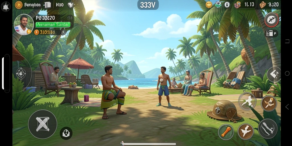 Tampilan gameplay <strong>333V</strong> menunjukkan keseruan dalam bermain santai.