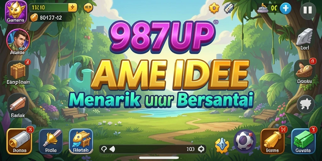 Tangkapan layar gameplay 987UP yang menunjukkan momen Idle yang seru.