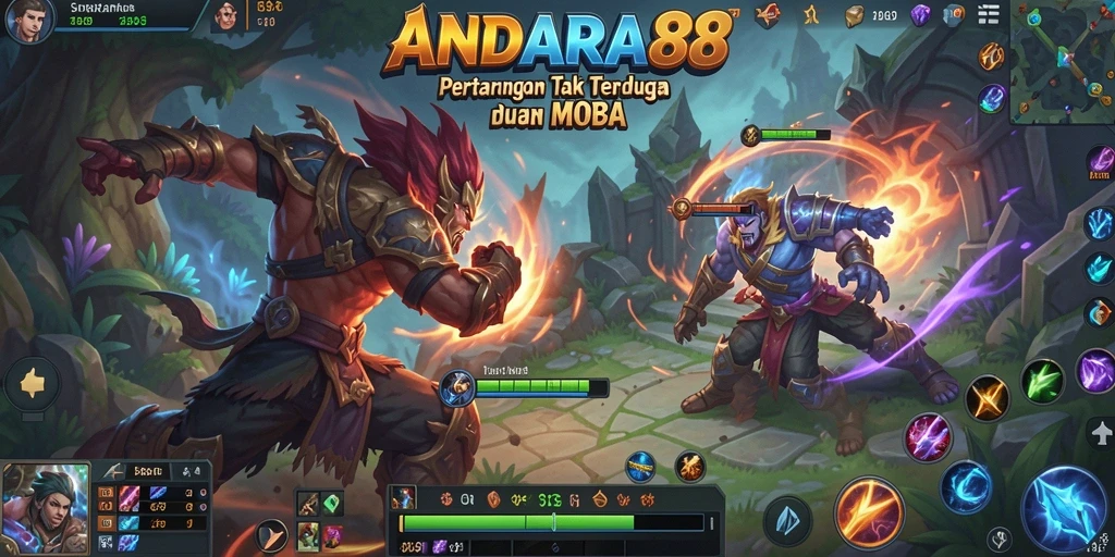 Tampilan gameplay seru dan dinamis di ANDARA88.