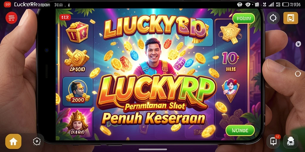 Screenshot gameplay LUCKYRP yang menampilkan suasana Slot yang seru.