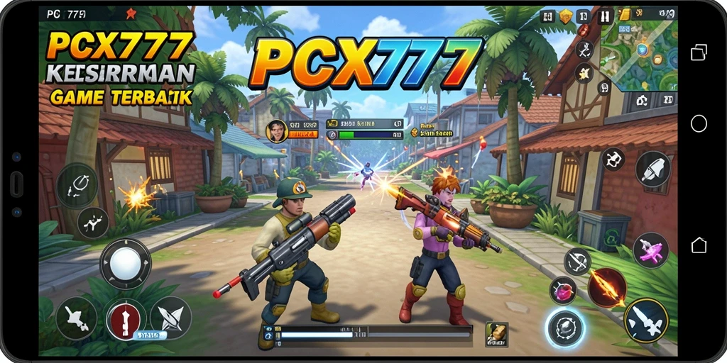 Gameplay PCX777 yang menampilkan interaksi dan strategi mendalam.