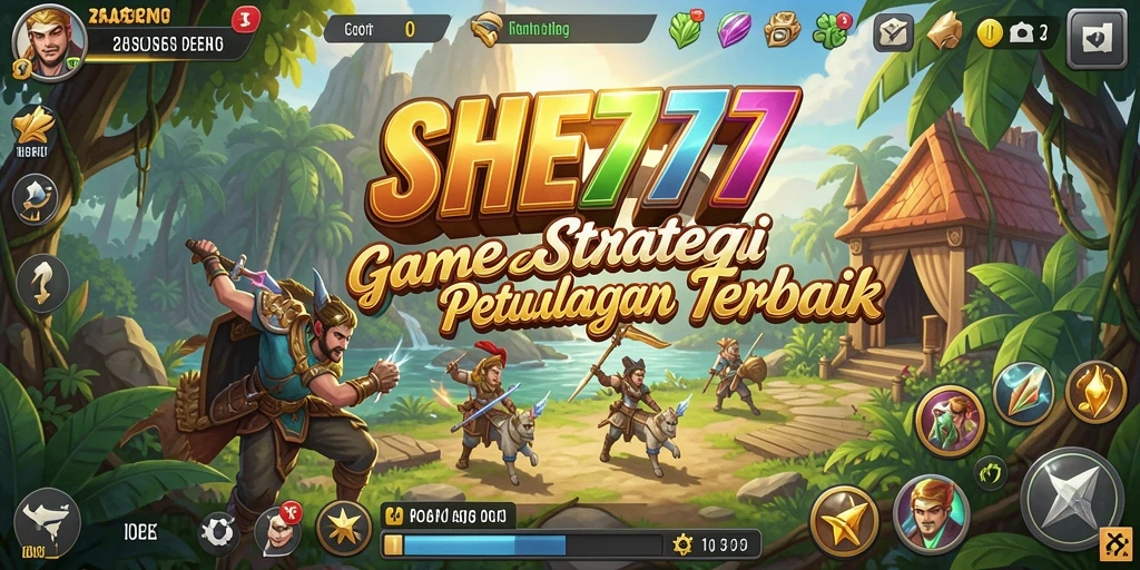 Screenshot gameplay <strong>SHE777</strong> menampilkan pertempuran strategi yang mengesankan.
