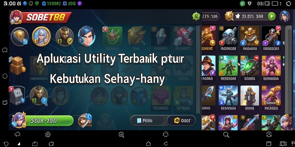 Tampilan antarmuka SOBET88 yang sederhana dan efektif.