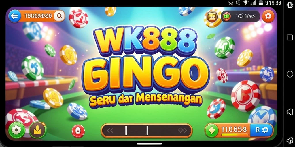 Tampilan gameplay seru dalam permainan Bingo WK888.
